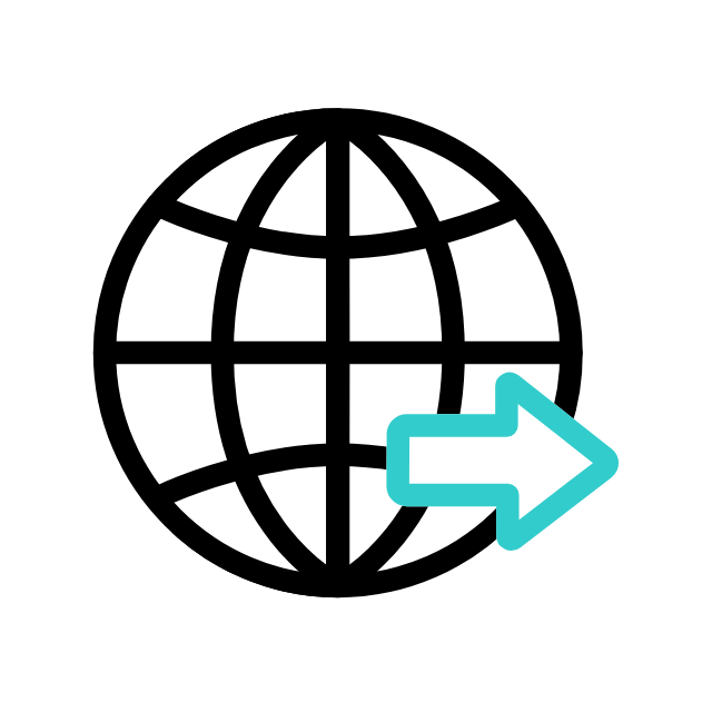 A redirect animated icon.